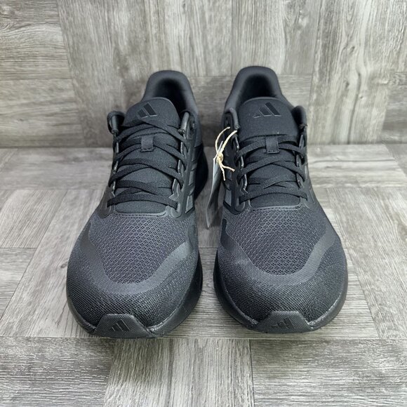 Adidas RunFalcon 5 Men's size 11.5 Triple Black Running Shoes - Picture 4 of 8